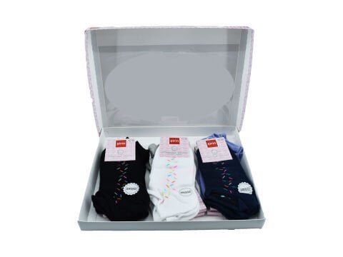 Şirin 4030-53 (36-40) Dikişsiz Bayan Penye Patik Çorap 12'li